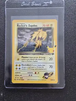 Pokemon Celebrations Classic Collection Rockets Zapdos 5 Card Lot - Image 4