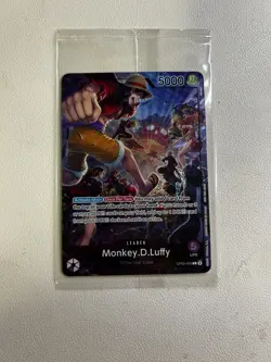 Monkey D Luffy PSA Magazine One Piece Foil Promo Card OP05-060 SEALED English - Image 1
