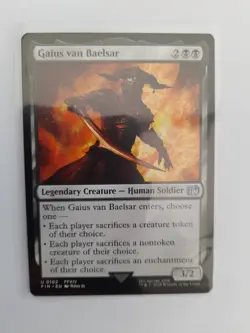 Gaius van Baelsar 102 Final Fantasy MTG NM Card in sleeve (g89) - Image 1