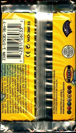 BASE SET (Blastoise Art) SEALED 1999-2000 Australia Booster Pack Pokemon Cards - Image 3