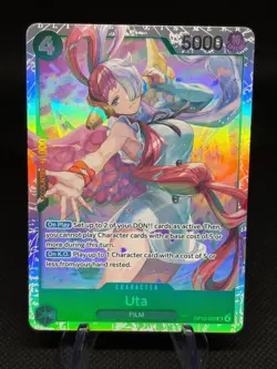 Uta (SR) OP13-023 One Piece Card Carrying On His Will English - Image 1