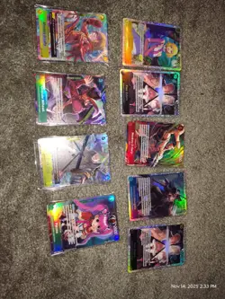 One Piece CCG Rare Card Lot With Sealed Promos - Image 1