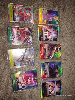 One Piece CCG Rare Card Lot With Sealed Promos - Image 2