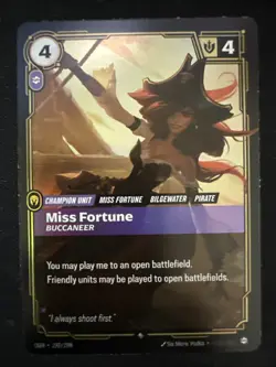 ~ Miss Fortune Buccaneer ~ Foil ~ Riftbound: Origins #193/298 Near Mint - Image 1