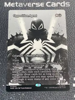 Magic MTG Oppsition Agent Borderless 0019 Marvel Spider-Man - Image 1