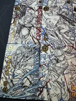 One Piece Set of 9 Collectible Character Anime SSR SR Sketch Cards CCG - Image 5