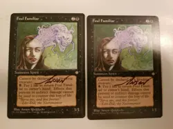 Foul Familiar X1 Ice Age Ed Signed by Anson Maddocks Magic the Gathering - Image 1