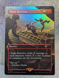 Chain Reaction Secret Lair Playstation Superdrop Rainbow Foil - Image 1