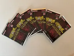6 x YuGiOh 25th Anniversary Rarity Collection Booster 5 Cards Per Pack Sealed - Image 1