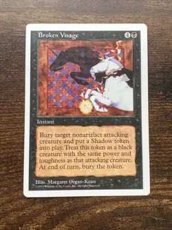 Broken Visage 5th Fifth Edition MTG Magic The Gathering D8461* - Image 1