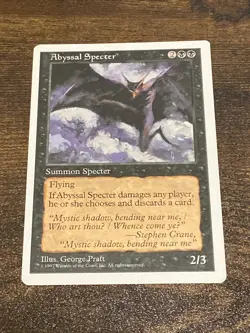 Abyssal Specter 5th Fifth Edition MTG Magic the Gathering D6053* - Image 1