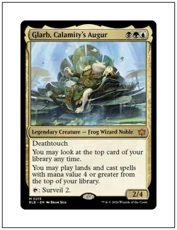 1x Glarb, Calamity's Augur, Magic the Gathering MTG NM - Image 1