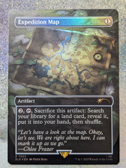 Expedition Map Secret Lair Playstation Superdrop Rainbow Foil - Image 1