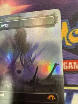1x Phyrexian Tower ~~ Borderless - Foil NM-Mint, English Modern Horizons 3 MTG M - Image 2