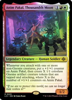 MTG ANIM PAKAL, THOUSANDTH MOON FOIL The Lost Caverns of Ixalan NM - Image 1