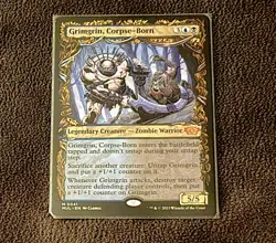 Magic The Gathering Grimgrin, Corpse-Born 0041 Mythic Rare Non-Foil Showcase - Image 1
