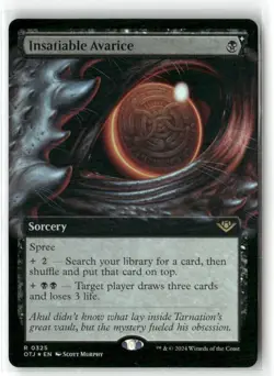 Insatiable Avarice (Extended Art) Outlaws of Thunder Junction Foil - Image 1