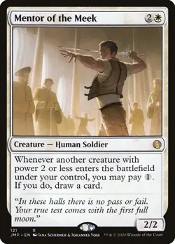 Played MTG Mentor of the Meek - Core Set 2019 (M19) R 27 - Image 1