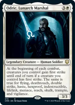 x1 Odric, Lunarch Marshal - Theme Deck Exclusive R MTG Commander Legends M/NM, E - Image 1