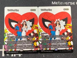 Magic MTG Wedding Ring Borderless 0007 Marvel Spider-Man Lot*2 - Image 1