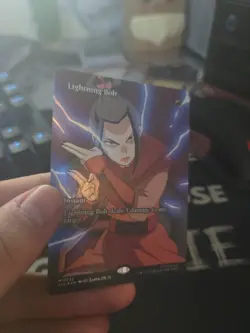 Lightning Bolt (Borderless Foil) Mythic MTG Avatar Eternal - Image 2
