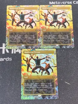 Magic MTG Multiversal Passage Borderless 0206 Marvel Spider-Man Lot*3 - Image 1