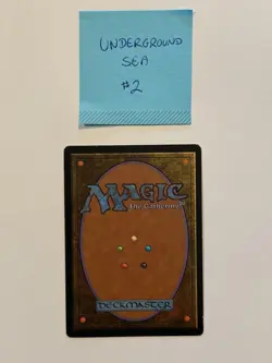 MTG FBB Underground Sea - Italian Dual Land Signed - Image 2