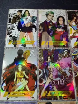One Piece Set of 9 Collectible Character Anime SR Boa Hancock Cards K10 CCG - Image 2