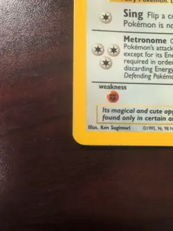 1999 Pokemon Base Set Clefairy Holo Rare Card 5/102 Ungraded - Image 2