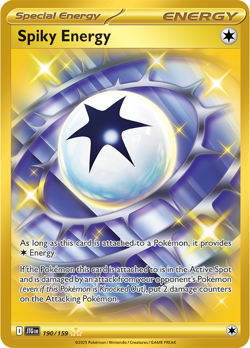 Spiky Energy 190/159 Gold Hyper Rare Full Art - Pokemon SV09 Journey Together - Image 1