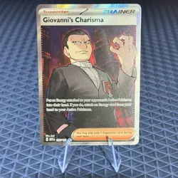 Giovanni's Charisma 197/165 Sv: Scarlet & Violet 151 Holo Pokemon TCG - Image 1