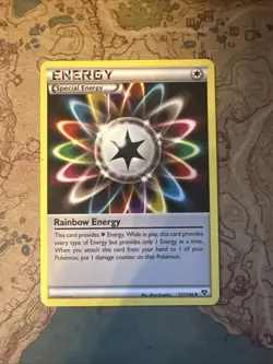 Rainbow Energy 131/146 Regular Uncommon 2014 Special Energy Pokemon Card - Image 1