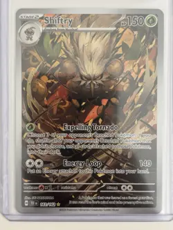 Shiftry 163/162 Temporal Forces Illustration Rare Full Art Pokemon Card TCG NM - Image 1