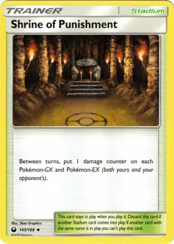 Shrine of Punishment 143/168 Celestial Storm Uncommon -LP- Pokemon DNA GAMES - Image 1