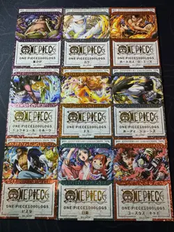 One Piece Set of 9 Collectible Character Anime SSR SR Cards CCG Boa Luffy Shiny - Image 1