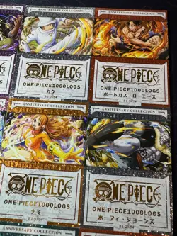 One Piece Set of 9 Collectible Character Anime SSR SR Cards CCG Boa Luffy Shiny - Image 3
