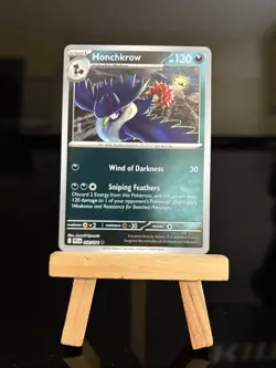 HONCHKROW 058/094 Phantasmal Flames Nm Reverse Holo Uncommon - Pokemon TCG Card - Image 1