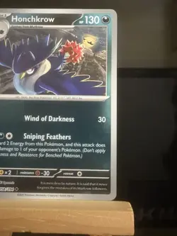 HONCHKROW 058/094 Phantasmal Flames Nm Reverse Holo Uncommon - Pokemon TCG Card - Image 3