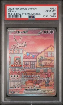 PSA 10 Pokemon SVP 151 UPC Black Star Promo Mew EX #053 GEM MINT - Image 1