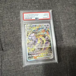 2023 POKEMON SWORD & SHIELD CROWN ZENITH #GG44 FULL ART/MEWTWO VSTAR PSA 10 - Image 1