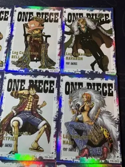 One Piece Set of 9 Collectible Character Anime SSR SR Magazine Cards CCG - Image 3