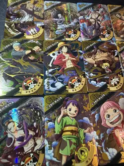 One Piece Set of 18 Collectible Character Anime SSR Cards CCG Luffy Nami Ace - Image 2