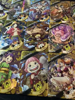 One Piece Set of 18 Collectible Character Anime SSR Cards CCG Luffy Nami Ace - Image 3