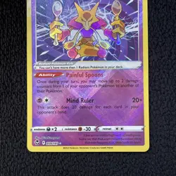 Pokemon TCG Radiant Alakazam Silver Tempest 059/195 Holo Radiant Rare - Image 3