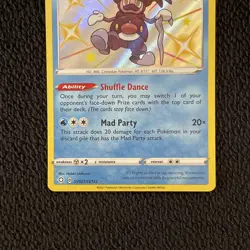 Pokemon Galarian Mr. Rime SV021/SV122 Shiny Holo Rare Shining Fates - NM - Image 3
