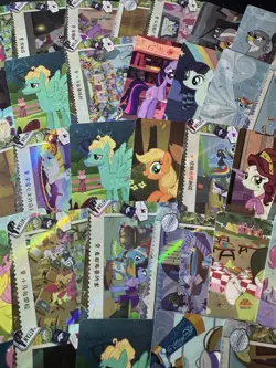 50 x My Little Pony Friendship Collectible Character Kayou Cards SR R CCG TCG - Image 4
