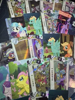 50 x My Little Pony Friendship Collectible Character Kayou Cards SR R CCG TCG - Image 5