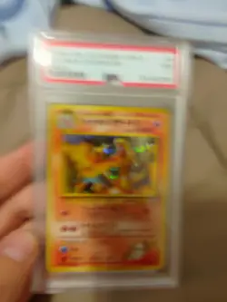 1999 POKEMON JAPANESE GYM 2 #6 BLAINE'S CHARIZARD-HOLO PSA 7 - Image 1