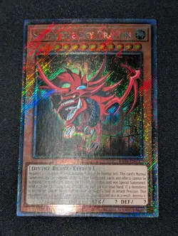 Yugioh! Slifer the Sky Dragon - RA04-EN117 - Platinum Secret Rare - 1st Edition - Image 1