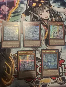 Yu-Gi-Oh Mulcharmy Fuwalos 3x & Mulcharmy Purulia 2x Prismatic Secret Rare Both - Image 1